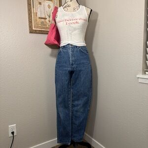 Vintage Levi’s Orange Tab Dark Wash Straight Leg Jeans – Made in USA Women’s XS